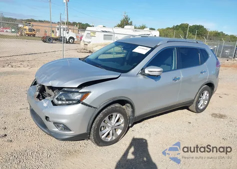 2016 Nissan Rogue Sv z USA, uszkodzony, nr VIN KNMAT2MT8GP699097